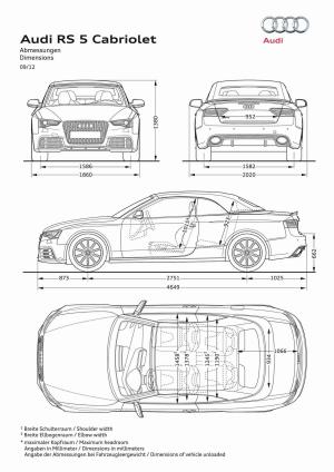 Audi RS5 Cabriolet 2012 года  (WW)